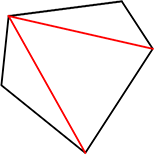 五角形の対角線